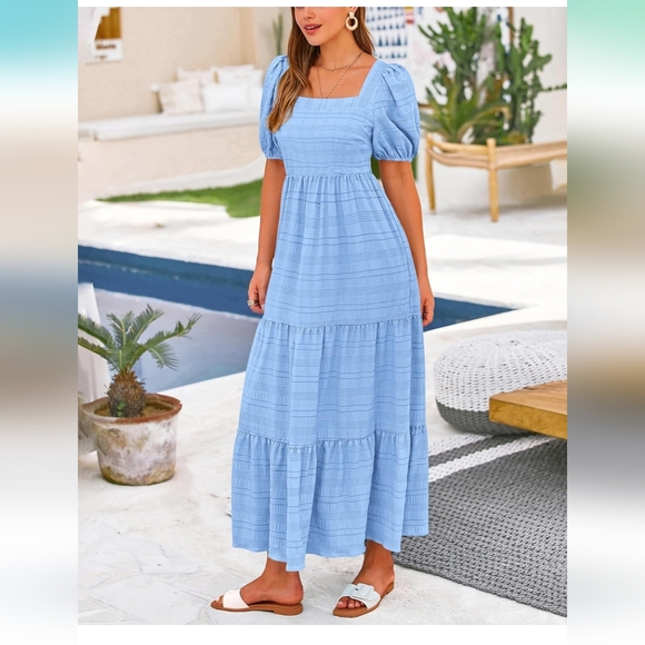 Gingham Midi Dress - Picture 7 of 17